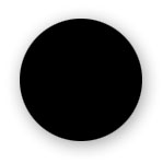 Черный цвет чернил печати