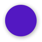 Фиолетовый цвет чернил печати